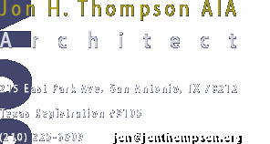 Jon Thompson, Architect